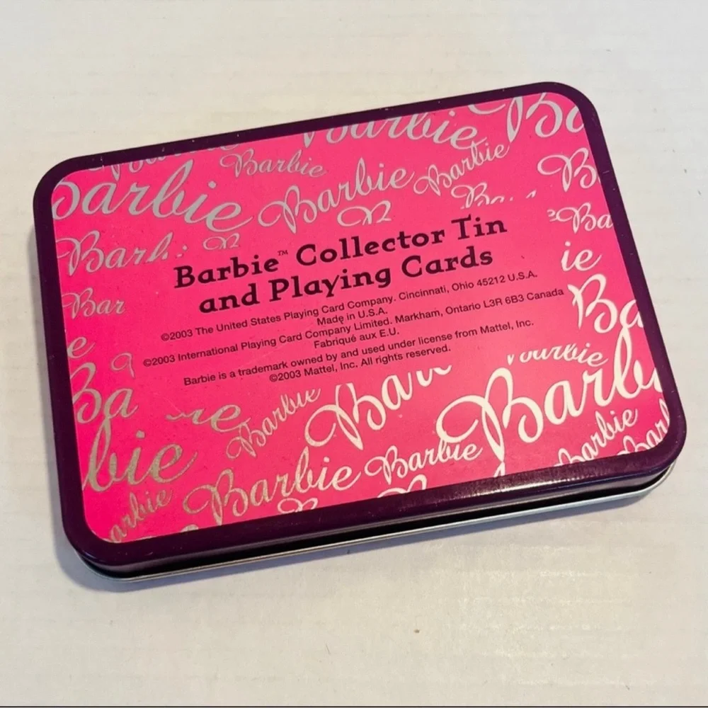 PRICE FIRM RARE Barbie Pink Playing Cards Collector Set - Picture 4 of 16